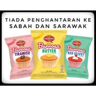 KEK PAUN BURROSA BY MASSIMO 45gram(Butter Flavor,Red velvet,Tiramisu)