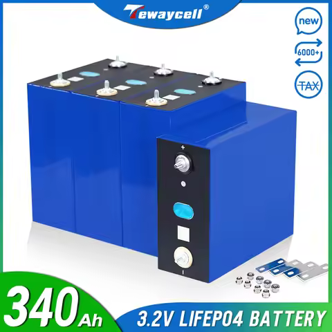 Tewaycell Brand New 314AH 315AH 340AH 3.2V Lifepo4 Battery Grade A Cells 12V 24V 48V Rechargeable Ba
