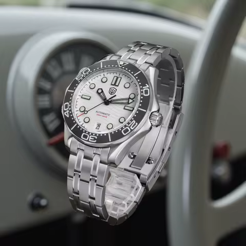 Watchdives WD007ST 39mm NTTD Watch NH35 Automatic Movement Stainless Steel Sapphire Luminous 200M Wa