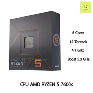 CPU AMD R5 7600x AM5 Ryzen 5 Ryzen5 ซีพียู เอเอ็มดี R 5 7000 series processor 7000series Ryzen 5 760