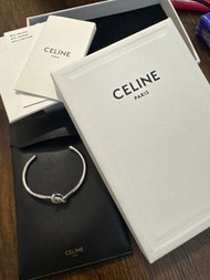 100%全新正品 Celine Knot 925 銀手鐲