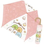 日版角落生物雨傘 角落小夥伴摺疊傘  (Pink Cookie) 53 cm 安全輪規格，防風規格 兒童雨傘