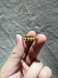 Chrome Hearts 克羅心925銀 金色齒輪戒指 gold gear ring