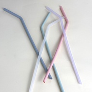 Reusable Silicone Straw for Tumbler – Silipot Korea 30.5cm Bent Straw / 23cm 3P Straw Set with Brush