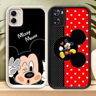 TS-75 Mickey Mouse Shockproof Casing for OPPO A57 A36 A57e A57s A96 A77s A77 A76 Realme 9i C33