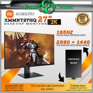 Xiaomi 27" 27inch Model : XMMNT27HQ 2K IPS display Gaming Monitor 165Hz High Refresh rate 2560 × 144