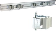 WAGNER - hooks4tools - Device Holder Clips & Rail Extendible - 600-1170 x 55 mm, 5 Clips 52 x 52 x 3