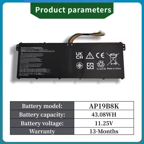 Factory Direct! AP19B8K Laptop Battery for ACER Aspire 3 A315-23 A514-53 SF314-42 TravelMate P2 TMP2