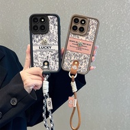 Casing Honor X6B Casing with a Bracelet Flower Pattern Casing Cute Soft Phone Casing BB-HDMD