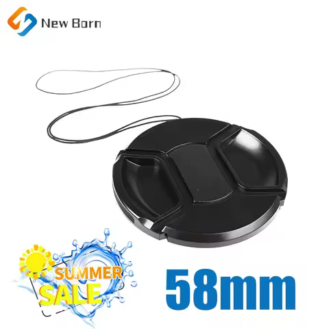 58mm Protect Front Cover Hood Camera Lens Cap For Nikon Sony Canon EOS 1300D 1200D 800D 760D 750D 70