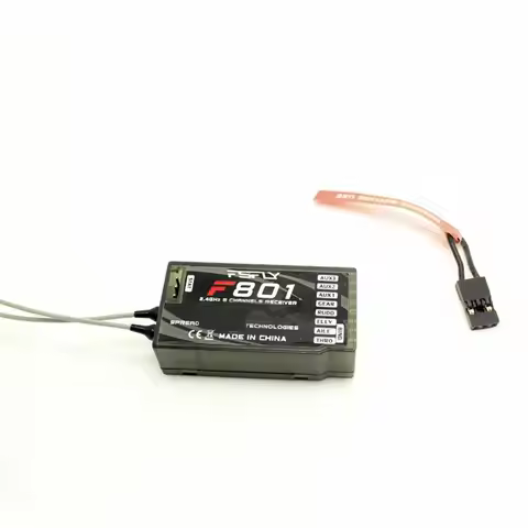 FSFLY F801 2.4GHz 8CH PPM DSM-X/DSM2 Receiver Support Spektrum DX6 DX7 DX8 DSM2 JR Transmitter for R