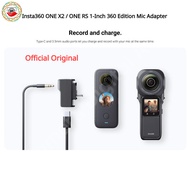 Insta360 ONE X2 / ONE RS 1-Inch 360 Edition Mic Adapter New Vertical Version Original Accessories