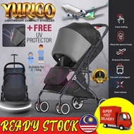 Little One Baby Compact Stroller Cabin YURIGO Lightweight New Born Stroller (Travel Strollers Compact)+Sunshade