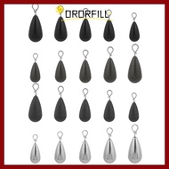 ORORFILL Fishing Sinkers Outdoors Tungsten Sports 3.5/5.3/7/10.5/14g Water drop Entertainment Hook C