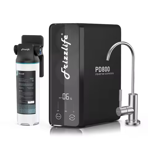 800GPD Reverse Osmosis Water Filter NSF/ASNI 585342372 Standard Alkaline Mineral pH+ Tankless Under 