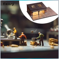 [fixory] Model Car Display Case in 1:64 Scale, Warehouse Scene, Parking Lot Diorama in 1:64 Scale