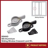 DEKKO 005 Aluminium Sliding Window Crescent Lock R/L / Sliding Window Lock