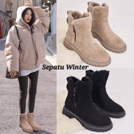 Winter World Women's Winter Boots | Winter Elegant Soft Fur Side Zipper Boots