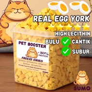 SUMO Pet Booster Egg York Gemuk Kucing Freeze Dried Pet Snacks for Cat Makanan Telur untuk Kucing 10