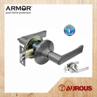 ARMOR ENTRANCE TUBULAR LEVER LOCK C/W 60-70MM LATCH BACKSET ATL-8100 (SN/MG)