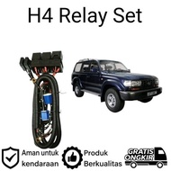 AM Relay Set H4 LED Headlight for Toyota Land Cruiser HDJ80