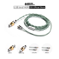 DD ddHiFi M120B All-in-one USB-C & Lightning Upgrade Earphone Cable in MMCX & 0.78, Supports Lossles