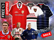เสื้อฟุตบอลย้อนยุค แมนเชสเตอร์ ยูไนเต็ด 1999/00 Manchester United Retro Jersey Kits 1999/00 ( AAA )