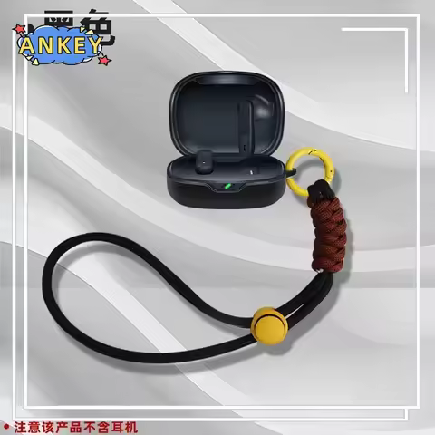 Case for JBL Wave Flex 2 , Wave 300TWS , Vibe 300TWS Protective Nylon Lanyard Soft Cover Shells W300