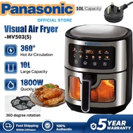 【BUBBLE WRAP】 Panasonic Digital Air Fryer |12-in-1 Air fryer | 10L/8L | RapidAir Tech - Deliciously 