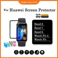 For Huawei Band 9  / Huawei Band 8 / Huawei Band 7 / Huawei Band 6 Screen Protector Full Cover Film 