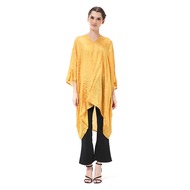 Hamlin Olaf Atasan Wanita Tunik Kebaya Batik Simple Material Viscose ORIGINAL - Mustard