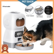 Sp with Metal Bowl Pet Feeder for Pet Shop Cat Dog Dry Food Dispenser Food Feeder Programmable