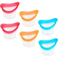 Eye Wash Cups for Eye Wash Bath Kit 6 Pack Silicone Eyes Cleaning Reusable Eyewash Cleaner Cups Port