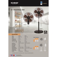 (NEW)KHIND 18'' Industrial Stand Fan SF1821 Replace SF1802F SF1802B (KIPAS BERDIRI)