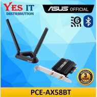 ASUS PCE-AX58BT AX3000 PCI-E WiFi 6 (802.11ax, AX WiFi6) Adapter with Bluetooth 5.0, OFDMA & MU-MIMO