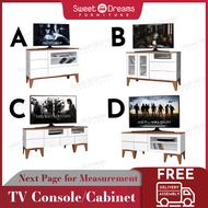 TV Console Cabinet Storage Shelve Display Table Top