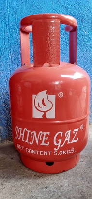SHINEGAZ 5KG EMPTY TANK WITH FREE REGULATOR AND LPG HOSE