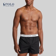 Polo Ralph Lauren Underwear BOXER Cotton Boxer 3-Pack กางเกง Boxer รุ่น MAPOUND01820050 สี 001 BLACK