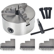 Lathe Chuck 3 Jaw Chuck 5" chuck K11-130 SANOU Lathe Chuck 5 inch 3 Jaw Self Centering & Reversible