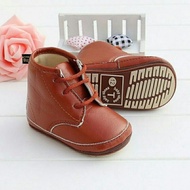 DM BROWN BABY RUBBER BOOT SHOES