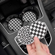 Car Water Cup Mat Slot Universal Car Storage Bag Slot Non-Slip Mat Women's Car Interior Decoration S
