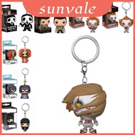 Delightful Funko Pop Keychain Pendant Chucky Pennywise And Dwight Kenny