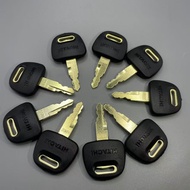 2PCS For Hitachi Excavator H800 Key ZAX60 70 120 210 200 Open Door Start Ignition Universal Key