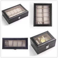 🔵Watch Box display Case Premium Quality 2 Slot / 3 Slot / 6 Slot / 10 Slot / 12 Slot / 8+2 Slot / Ko