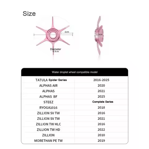 65mm Aluminum Star Drag Six Star Brake DIY Upgrade Baitcasting Reel Accessories Aluminum Alloy Alumi