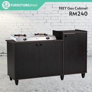 gas cabinet kitchen/ home furniture/ FRED tile top kitchen gas cabinet series-Walnut
