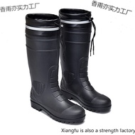Anti-Emergency Shoes Piercing Warm High Rain Shoes Anti-Beaming Labor Protection Shoes Rubber Shoes 