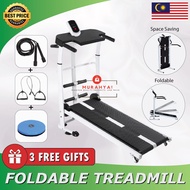 Treadmill machine Alat senaman jogging lipat Foldable Light weight Easy carry Mesin Gym fitness exercise training Mesin