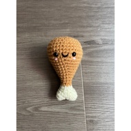 Chicken drumstick soft toy (crochet)