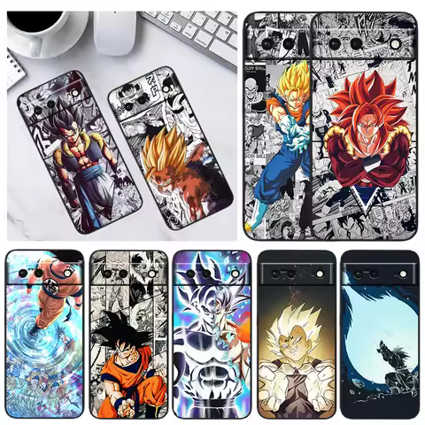 D-Dragon Ball Z Animation Art Phone Case For Google Pixel 8 7 6 Pro 6A 5A 5 4 4A XL 5G Black Shell S
